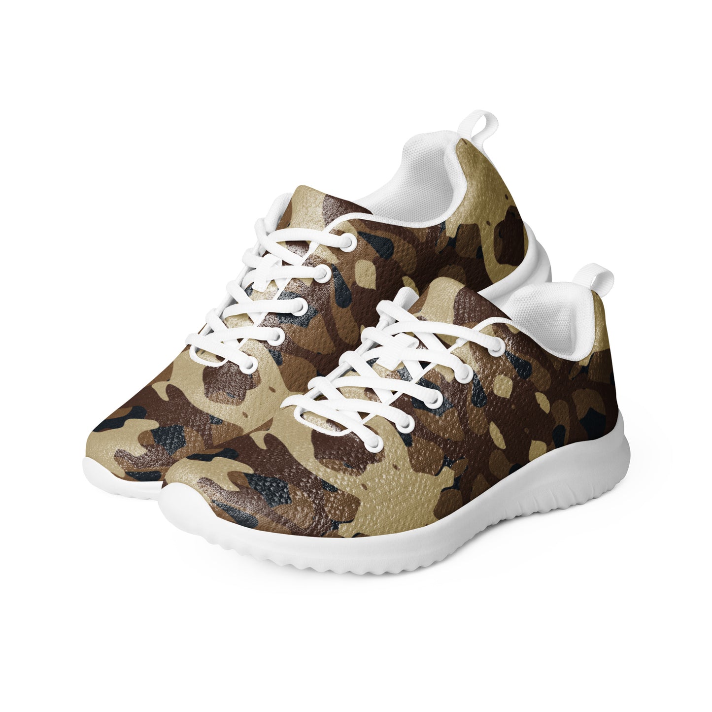 DASH Camouflage Land Men’s Athletic Shoes Lightweight Breathable Design by IOBI Original Apparel