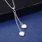 Chains of Love Silver Necklace and Earrings Set
