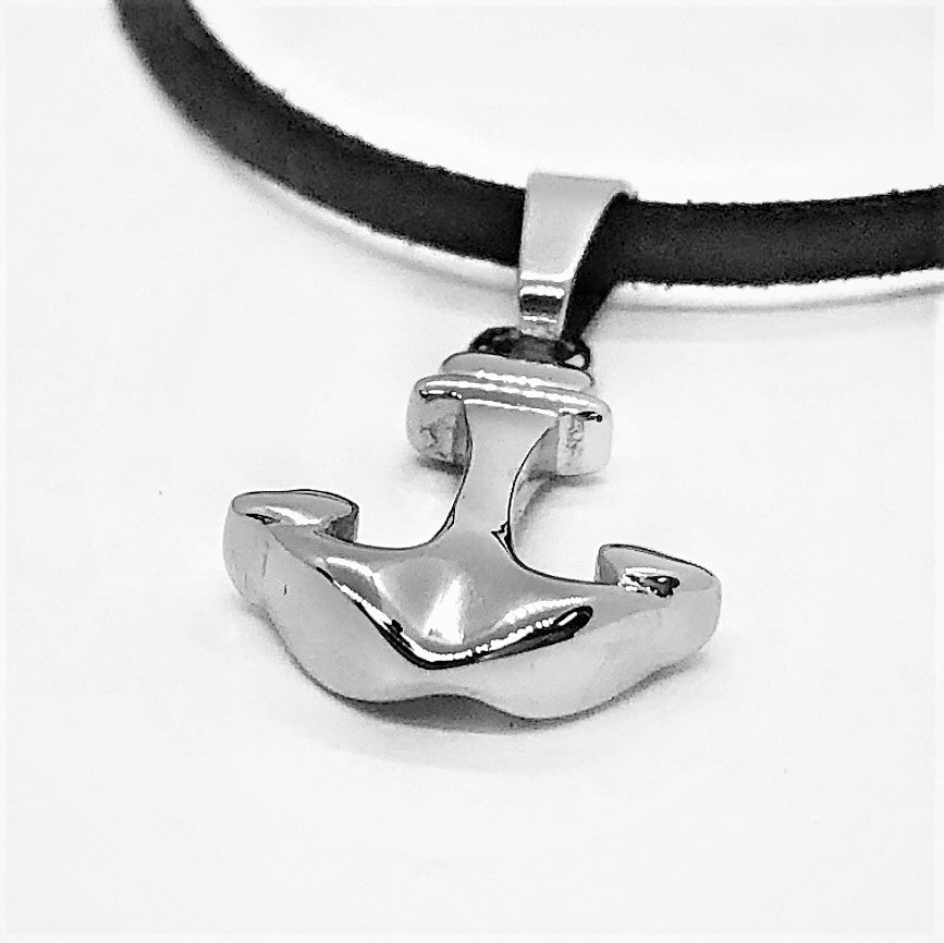 Heart Anchor Stainless Steel Pendant Necklace