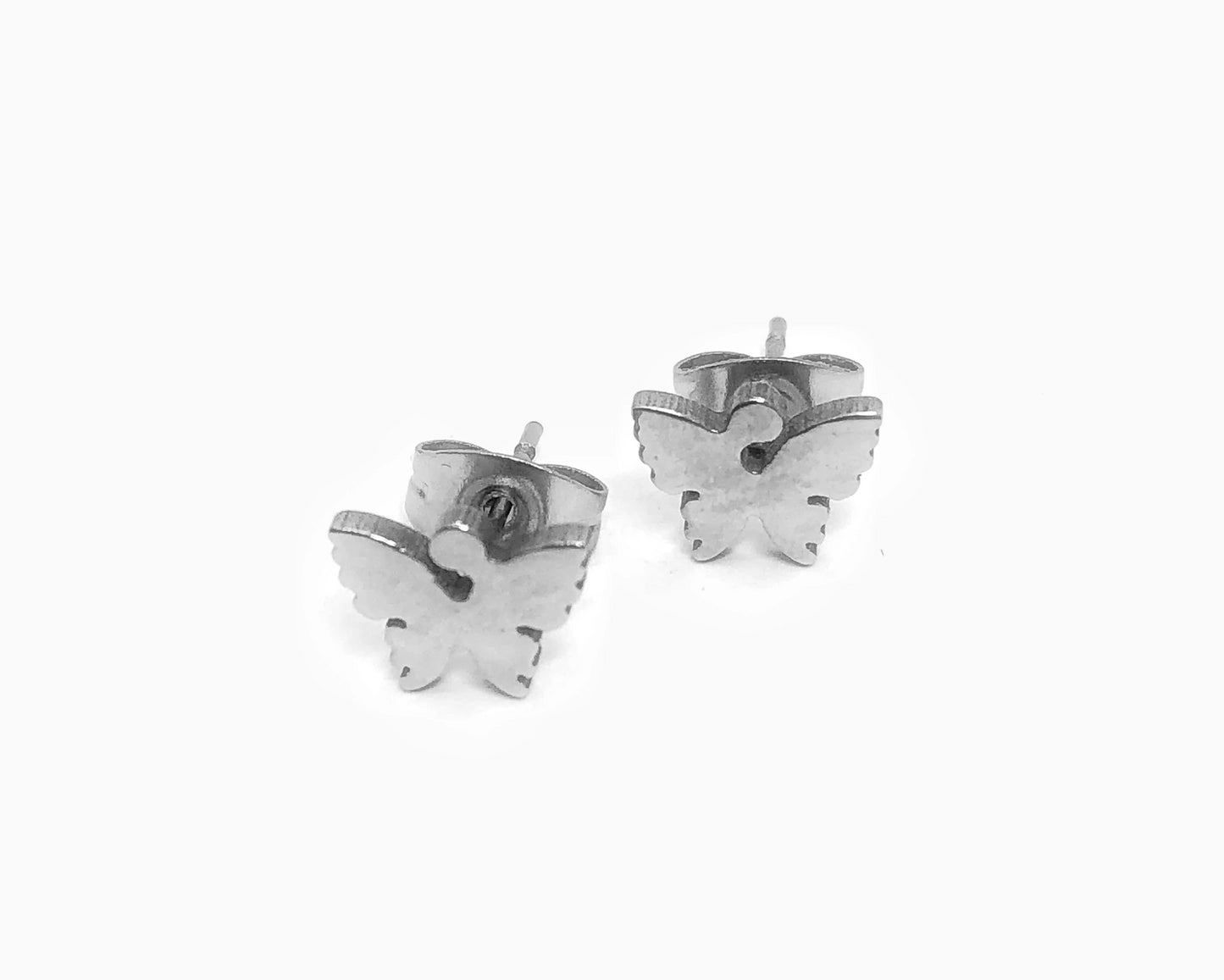 Shiny Butterfly Stainless Steel Studs