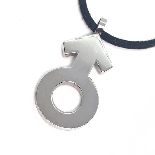 Gender  Symbol Stainless Steel Pendant Necklace