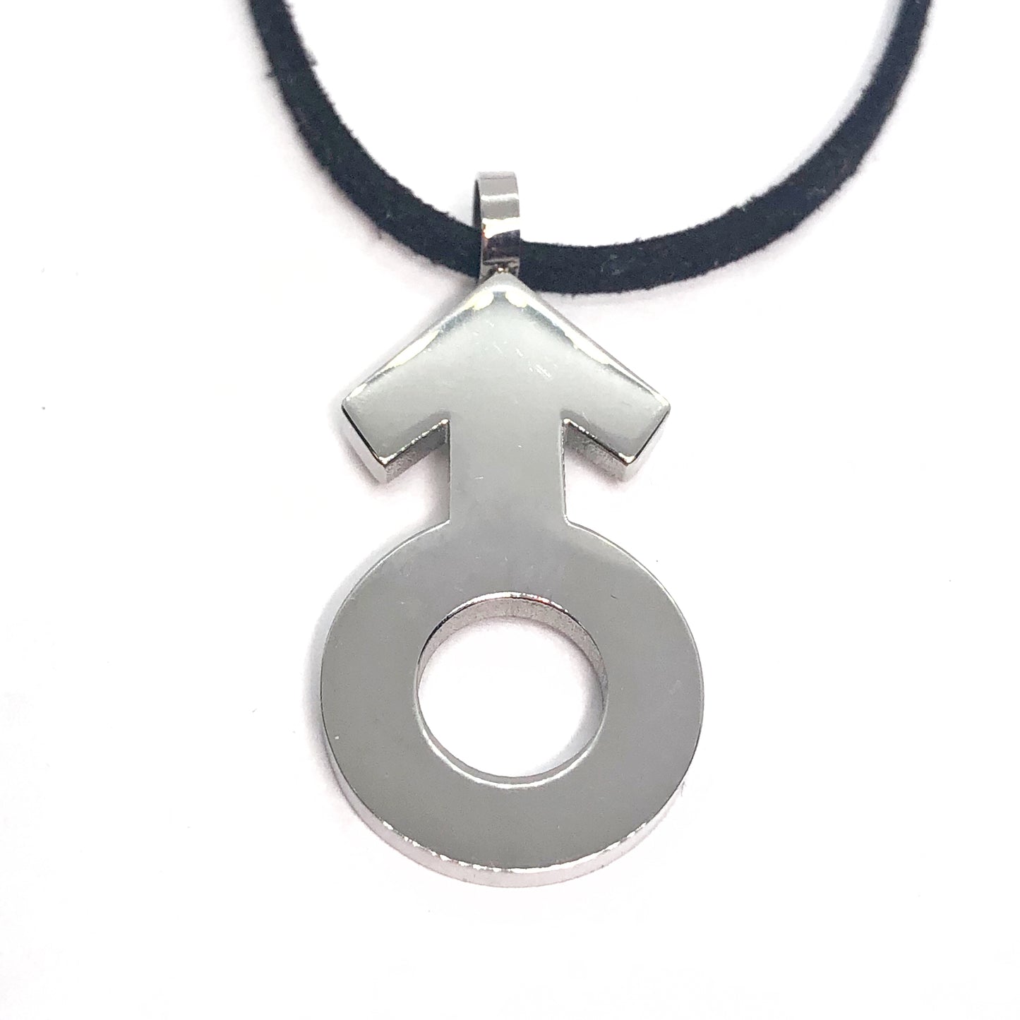 Gender  Symbol Stainless Steel Pendant Necklace