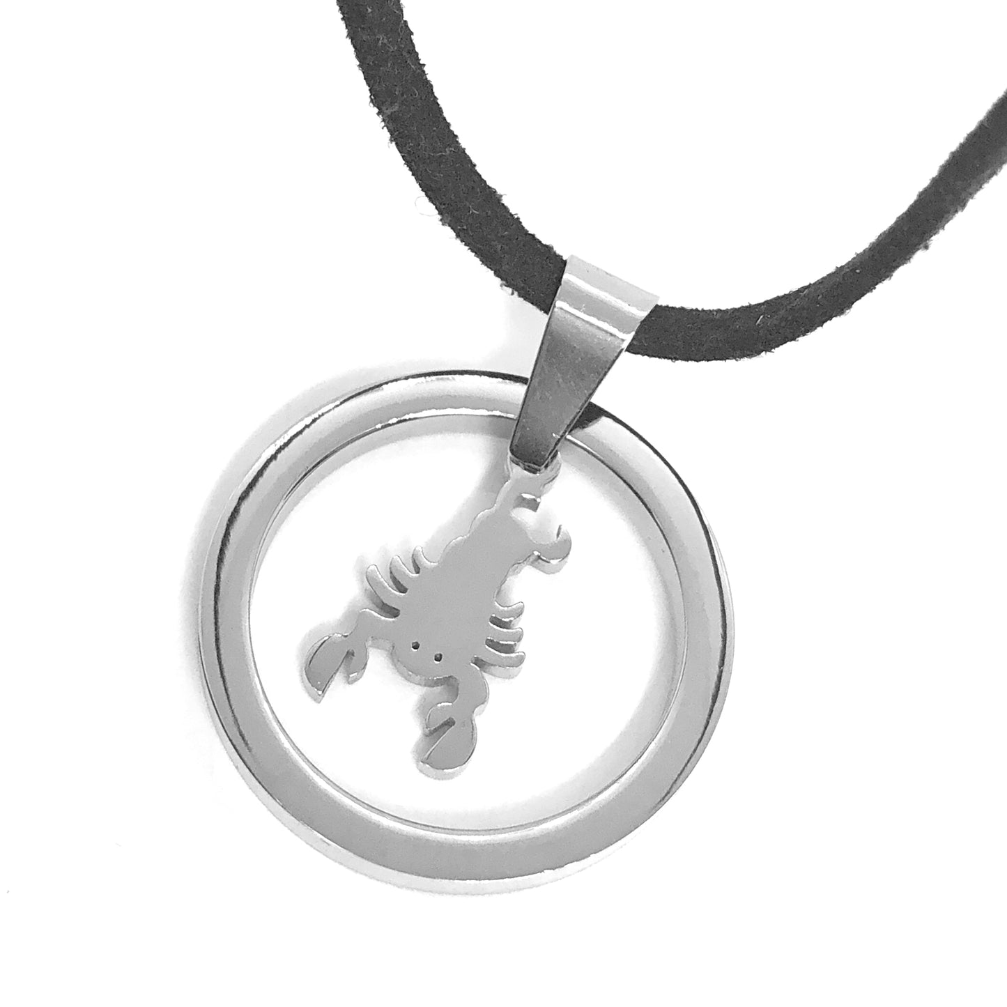 Dangling Scorpion Stainless Steel Pendant Necklace