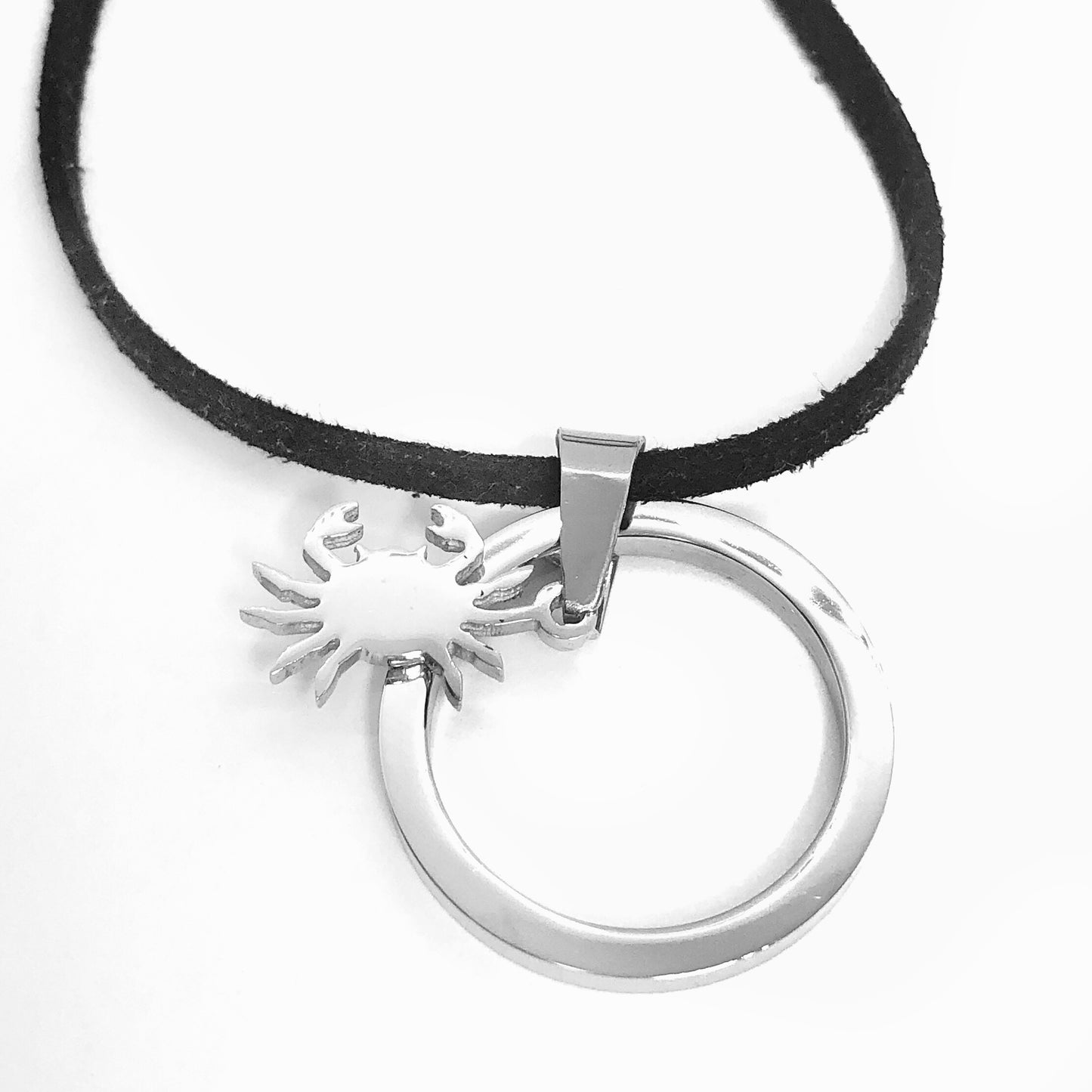 Dangling Crab Stainless Steel Pendant