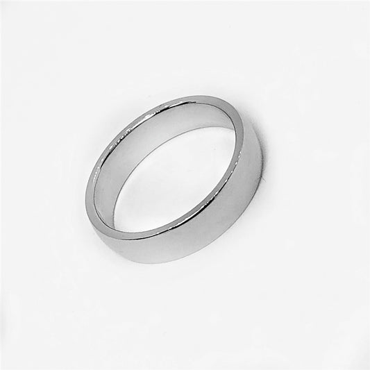 Classic Smooth Finished Stainless Steel Ring