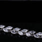 Marquise Leaf Swiss CZ Diamonds Tennis Bracelet for Women Special Occasion Holiday Birthday Bridal