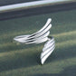 Silvery Wings Adjustable Wrap Ring