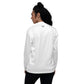 Women Bomber Jacket With Pockets Zipper Premium Quality Classic White Design by IOBI Original Apparel