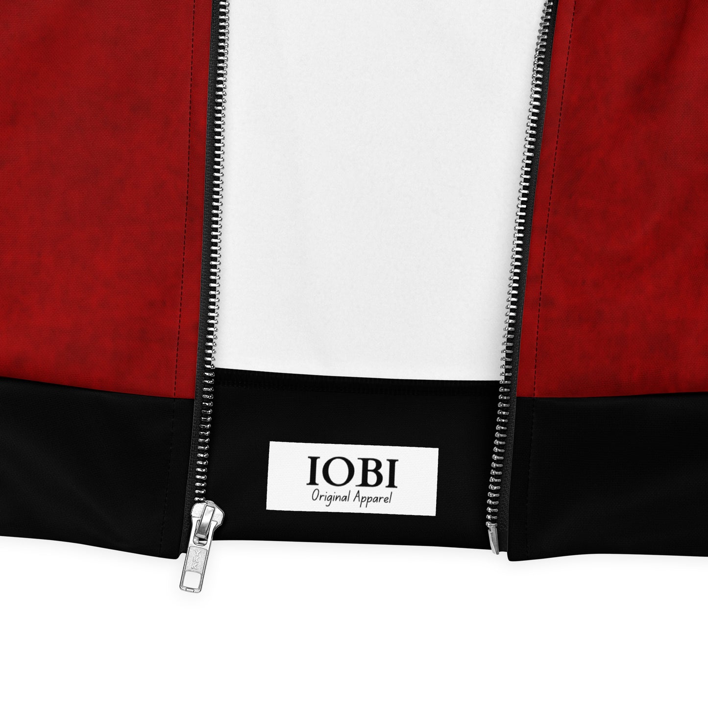 Women Bomber Jacket With Pockets Zipper Premium Quality Red Velvet Design by IOBI Original Apparel