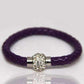 Feshionn IOBI bracelets Purple ON SALE - French Braid Shamballa Magnetic Bangle Bracelet