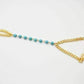 Feshionn IOBI bracelets Turquoise Beaded Body Jewelry Bracelet