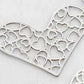 Feshionn IOBI Charms Filigree Hearts Cut Out Plate for Heart Charm Locket Necklaces ~ Choose Your Theme!