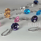 Feshionn IOBI Earrings Exotic Ruby Naked IOBI Crystals Drill Earrings - 10mm