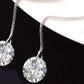 Feshionn IOBI Earrings ON SALE - Naked IOBI Crystals Thread Drill Earrings