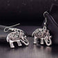 Feshionn IOBI Earrings ON SALE - Sacred Elephant Openwork Dangling Hook Earrings