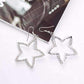Feshionn IOBI Earrings Superstar Crystal Star Silhouette Dangling Earrings