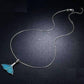 Feshionn IOBI Necklaces Mermaid's Tail Enamel & Sterling Silver Necklace