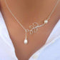 Feshionn IOBI Necklaces ON SALE - Pearl Droplet Thread Necklace