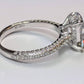 Feshionn IOBI Rings Alexandra 3CT Oval Petite French Pavé Crown IOBI Cultured Diamond Ring