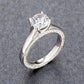 Feshionn IOBI Rings CLEARANCE - French Cathedral Set 1.25ct CZ Solitaire Engagement Ring