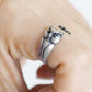 Feshionn IOBI Rings Silver Owl Adjustable Animal Wrap Ring