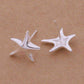 Feshionn IOBI Sets ON SALE - Itty-Bitty Frolicking Stars Sterling Silver Matching Necklace and Earring Set