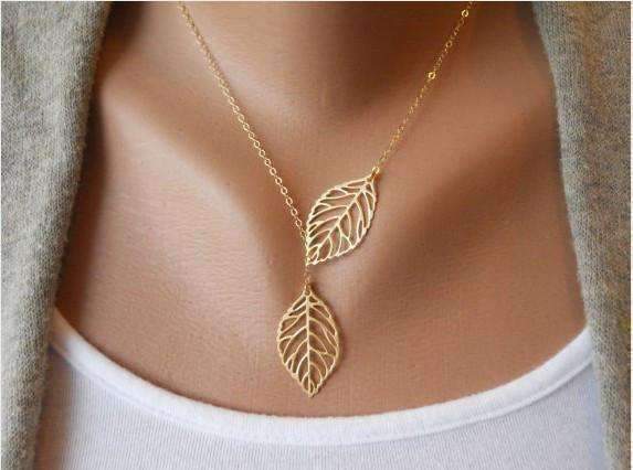 Feshionn IOBI Sets Seasons of Beauty Leaf Cut Out Necklace or Earrings