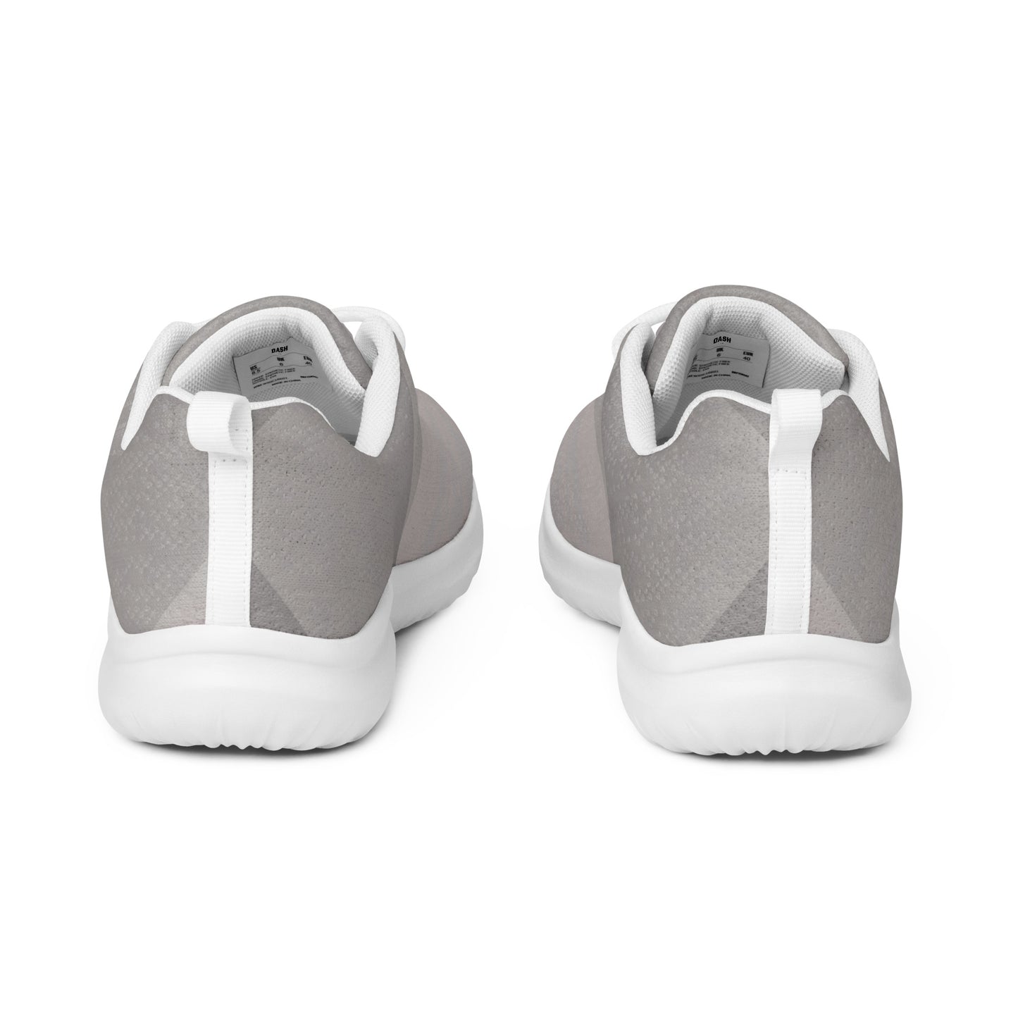 DASH Geo Gray Men’s Athletic Shoes Lightweight Breathable Design by IOBI Original Apparel