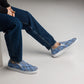 COM4T Sky Blue Men’s Slip-On Canvas Fashion Shoes by IOBI Original Apparel