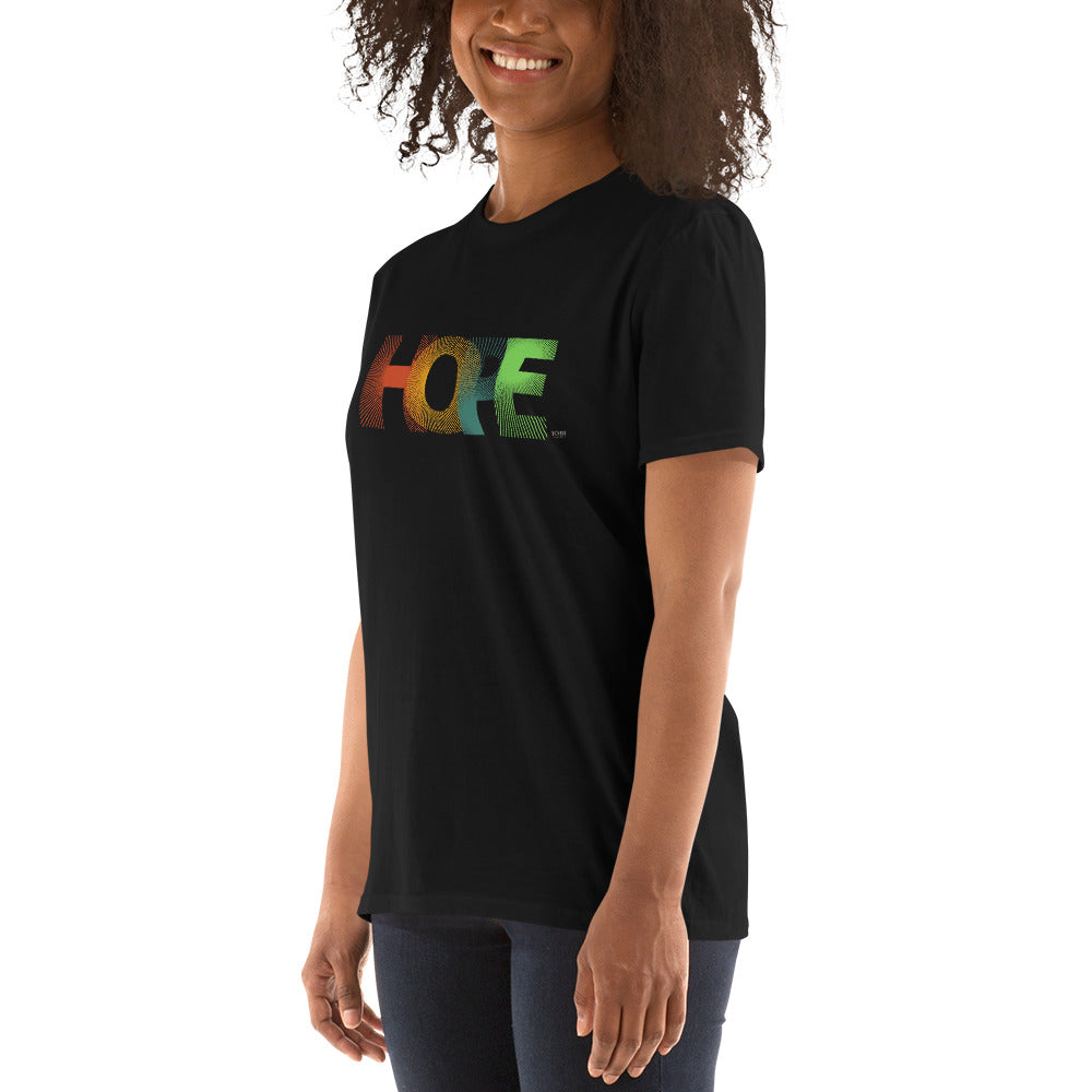 Short-Sleeve Women Soft T-Shirt HOPE Design by IOBI Original Apparel