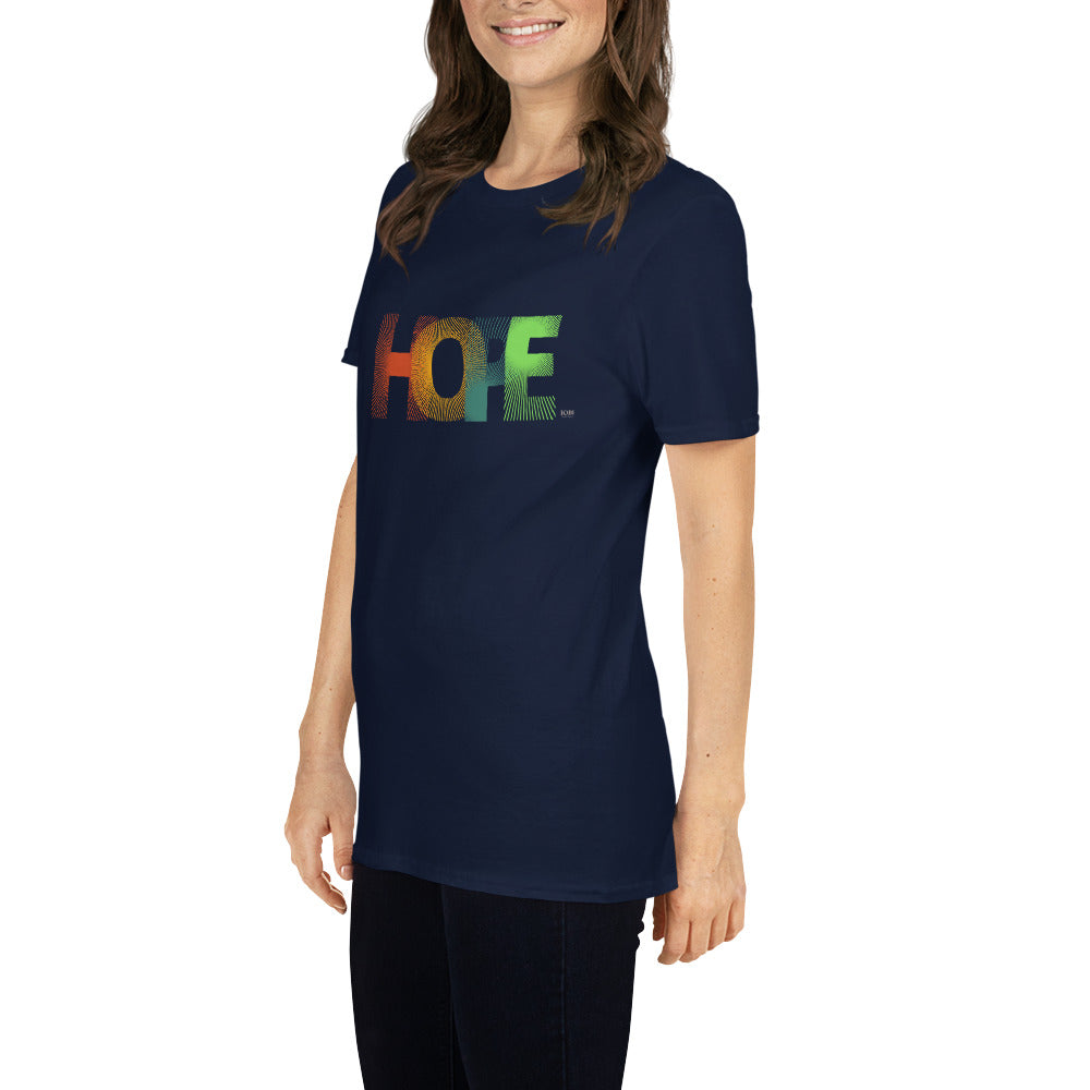 Short-Sleeve Women Soft T-Shirt HOPE Design by IOBI Original Apparel