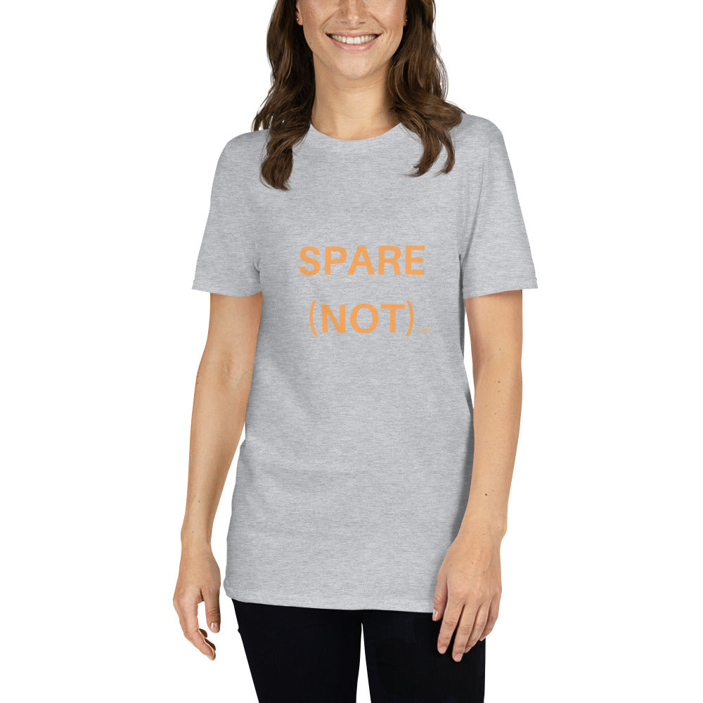 Short-Sleeve Women Soft T-Shirt Spare (not) Design by IOBI Original Apparel