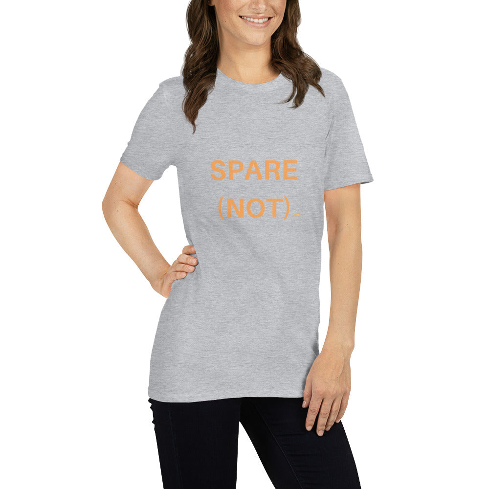 Short-Sleeve Women Soft T-Shirt Spare (not) Design by IOBI Original Apparel