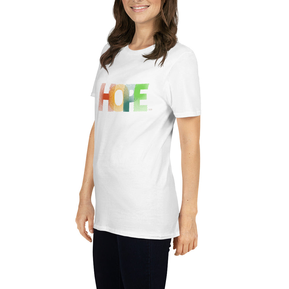 Short-Sleeve Women Soft T-Shirt HOPE Design by IOBI Original Apparel