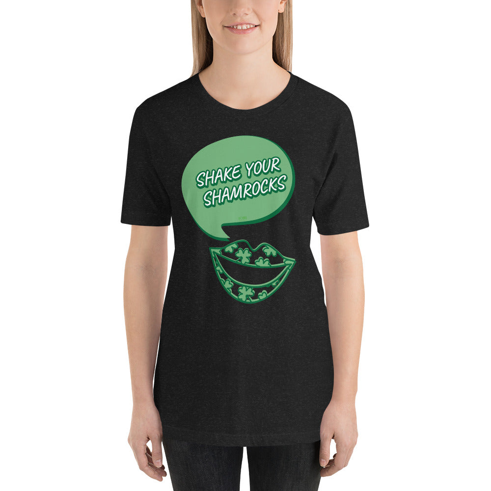 Women's Relaxed Soft & Smooth Premium Quality T-Shirt Shake Your Shamrocks Saint Patrick's Day Design by IOBI Original Apparel