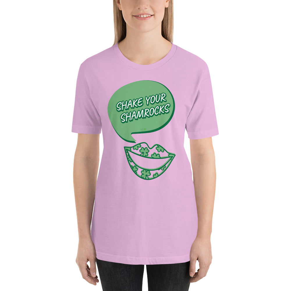 Women's Relaxed Soft & Smooth Premium Quality T-Shirt Shake Your Shamrocks Saint Patrick's Day Design by IOBI Original Apparel