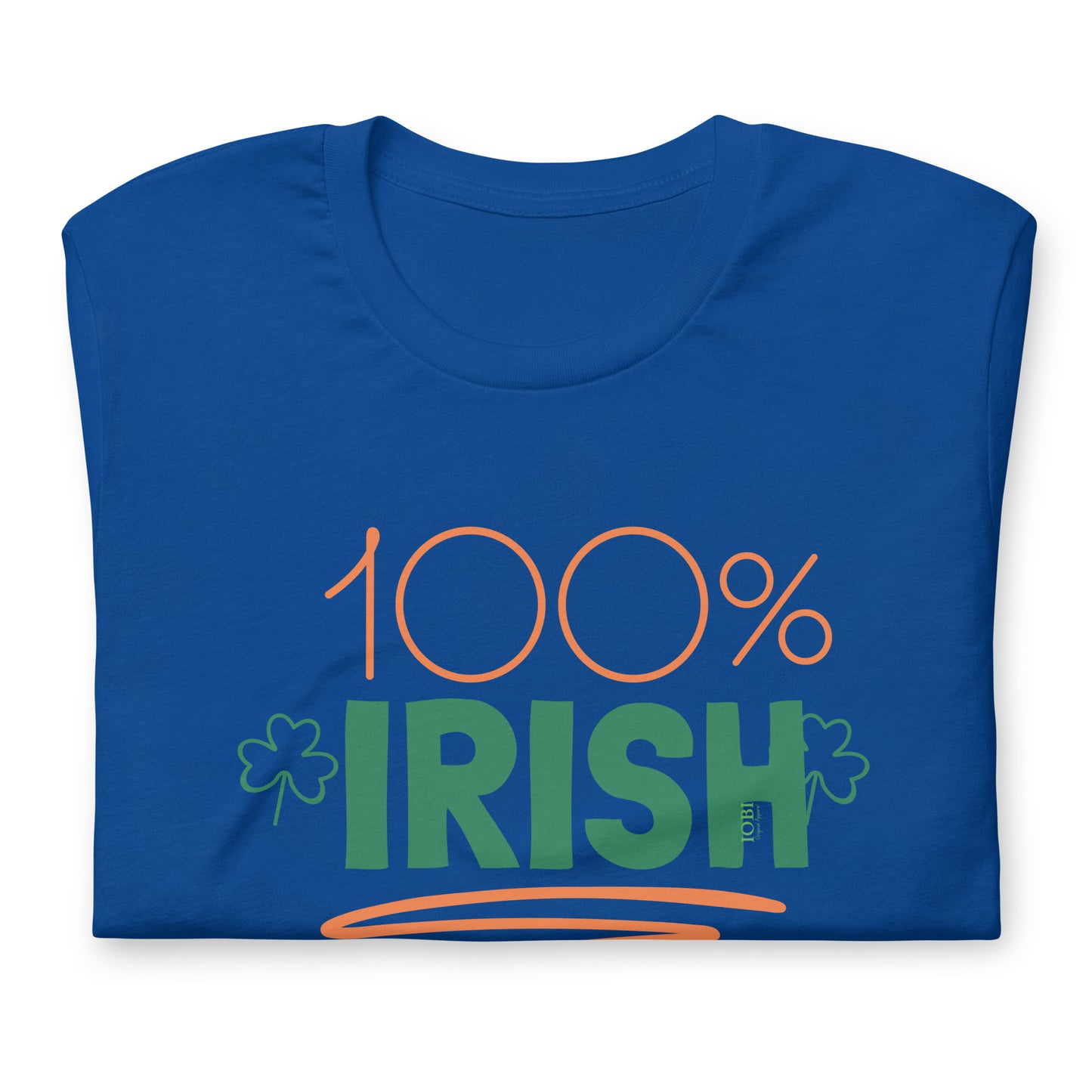 Women's Relaxed Smooth & Soft Premium Quality T-Shirt Personalized Percentage How Irish are You Design by IOBI Original Apparel