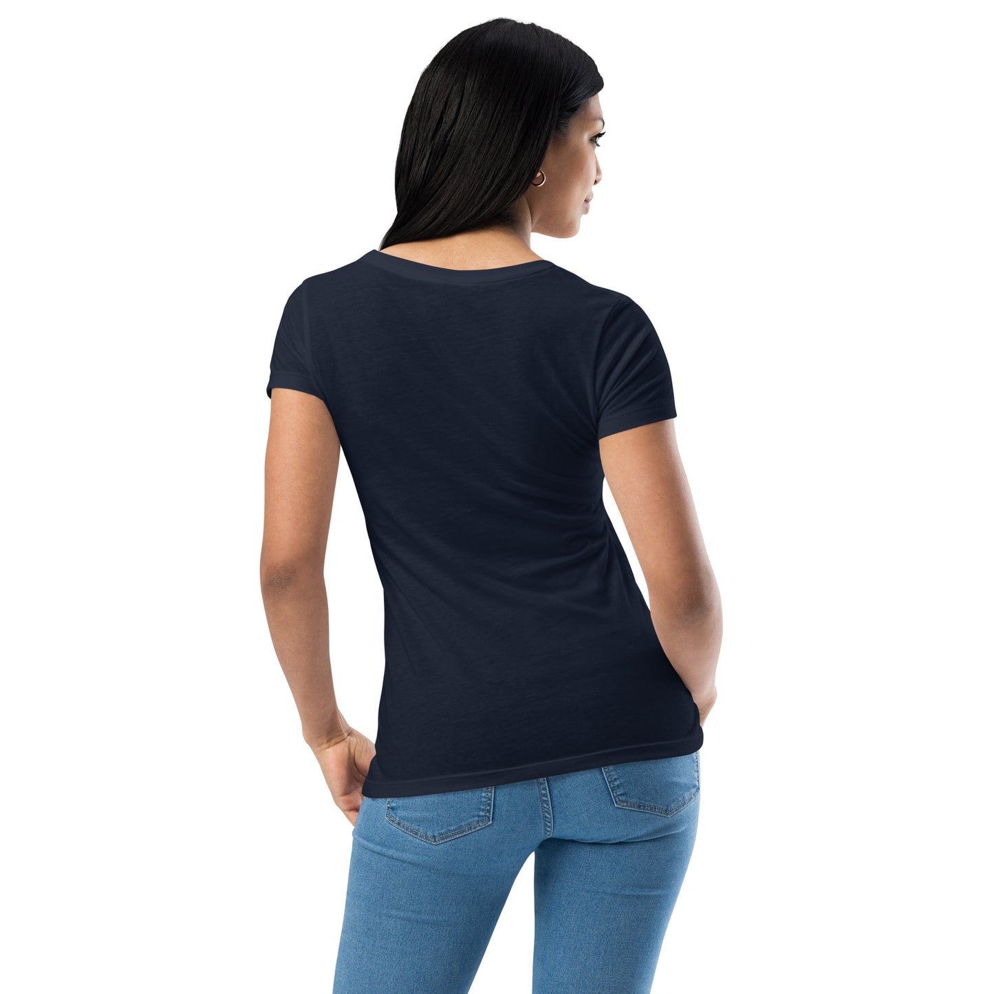 Women’s Fitted T-Shirt Super Soft & Stretchy Slim Fit Next Level Magical Butterfly Design by IOBI Original Apparel