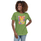 Women's Relaxed Soft & Smooth Premium Quality T-Shirt Colorful Tiger Design by IOBI Original Apparel